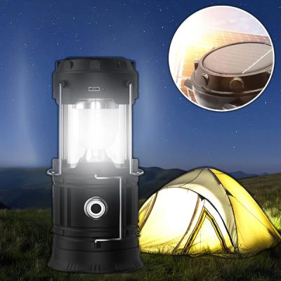 Wiederaufladbare Solar Camping Laterne+Taschenlampe | CAMPGLO