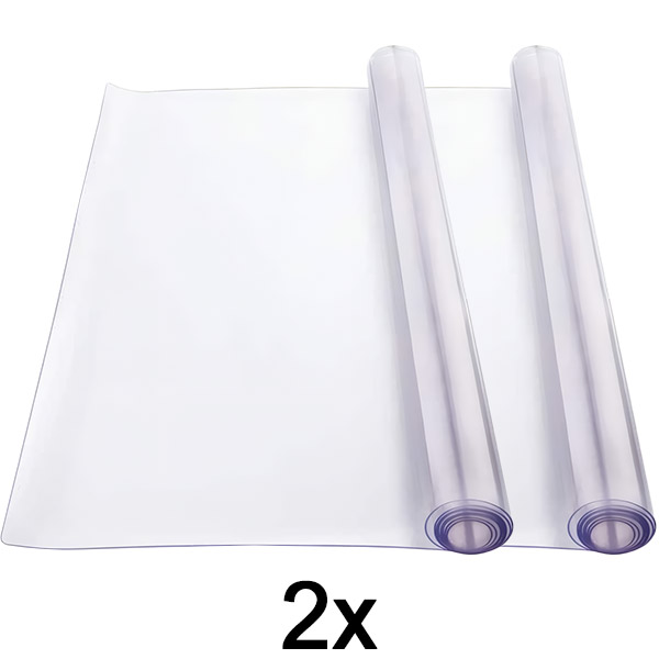 2x PVC-Tischabdeckung (90x160cm) | DURACOVER