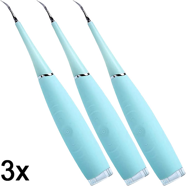 3x Ultraschall-Zahnreiniger SMILY