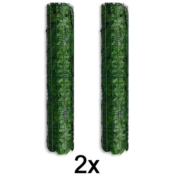 2x Sichtschutzwand mit künstlichen Blättern | LEAFPANEL 1+1 GRATIS