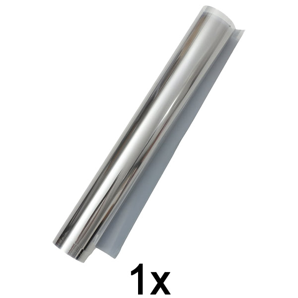 1x Spiegel-Sichtschutzfolie für Fenster – 45×200 cm, kein Werkzeug erforderlich | FOILBLISS 1+1 GRATIS