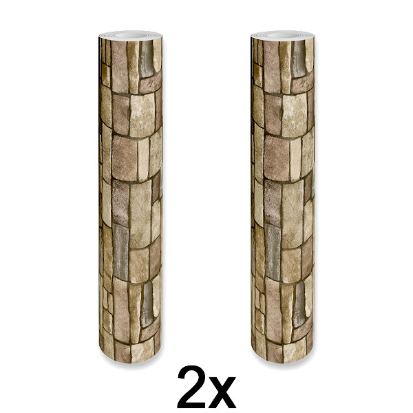 2x Stilvolle 3D-Tapete – Einfache Wandverwandlung | WALLCORWRAP