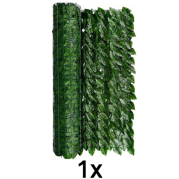 1x Sichtschutzwand mit künstlichen Blättern | LEAFPANEL 1+1 GRATIS